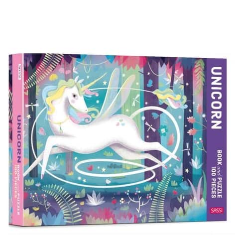 Ahşap Puzzle - Unicorn resmi